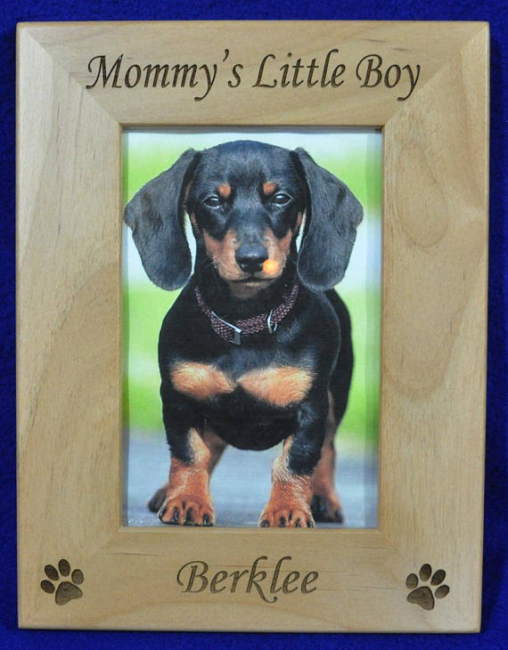 Dog memorial frame