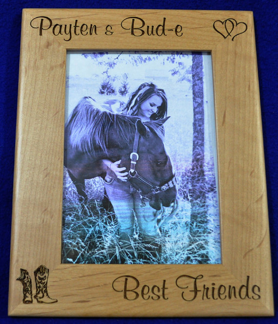 horse picture frame