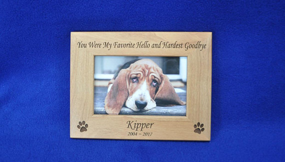 pet memorial frame